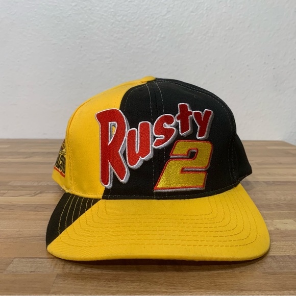 Vintage NASCAR Miller Racing Rusty Wallace #2 Adjustable Snap Back Adult Hat - Picture 1 of 7